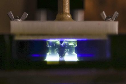 impresión 3D con luz